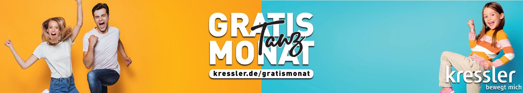 Gratis-Tanzmonat: Bis 17.11. im TanzCentrum Kressler anmelden und Gratis-Monat sichern